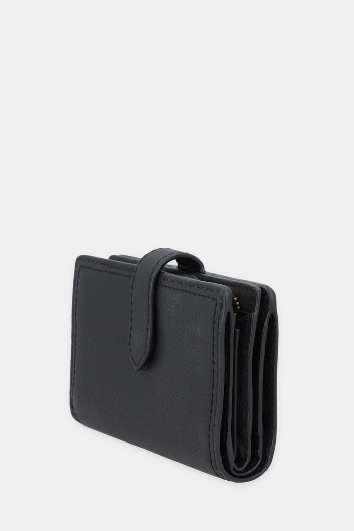 Kožená peňaženka BOSS Lenah Medium Wallet 50558017 čierna SS26