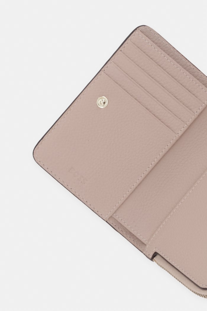 Doplnky BOSS peňaženka dámska kožená Lenah Small Wallet 50558032 ružová