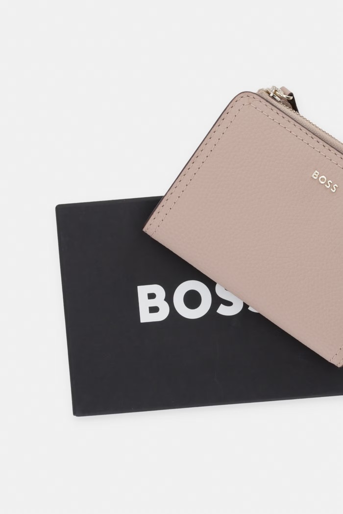 BOSS peňaženka dámska kožená Lenah Small Wallet 50558032 ružová