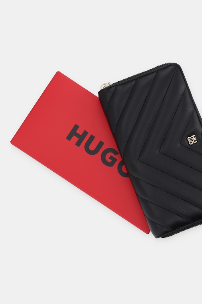 Novčanik HUGO Chris 2.0 QU_Zip Aro 50557991 crna