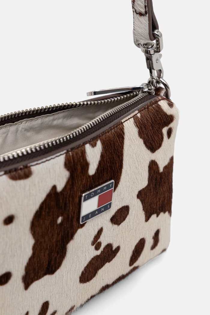 Tommy Jeans torebka skórzana AW0AW18091 beżowy