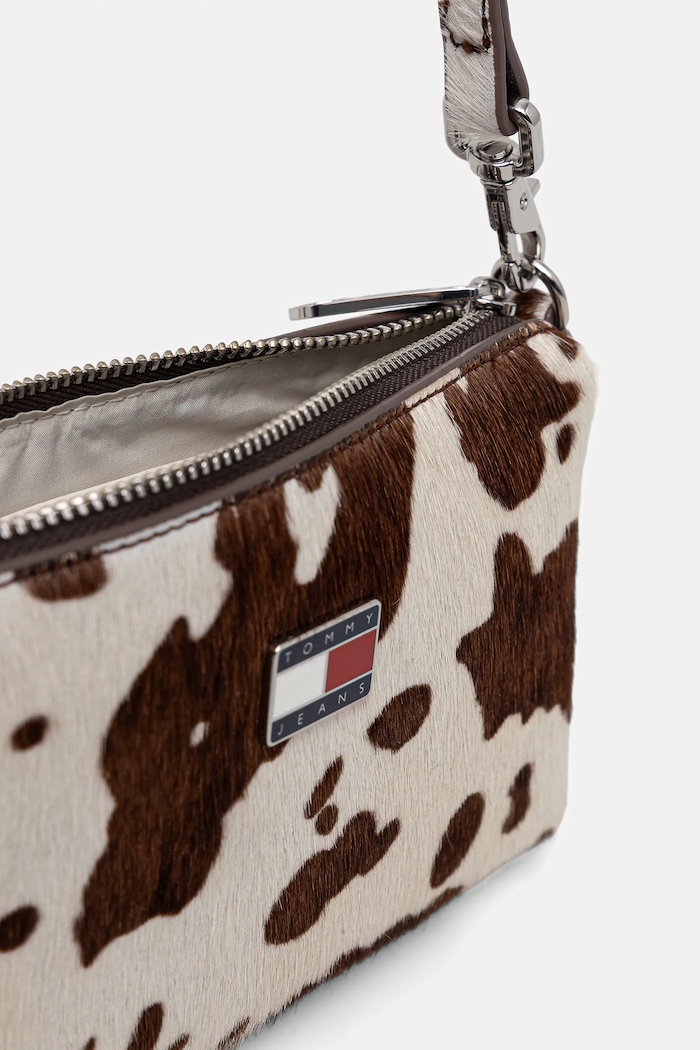Tommy Jeans torebka skórzana AW0AW18091 beżowy