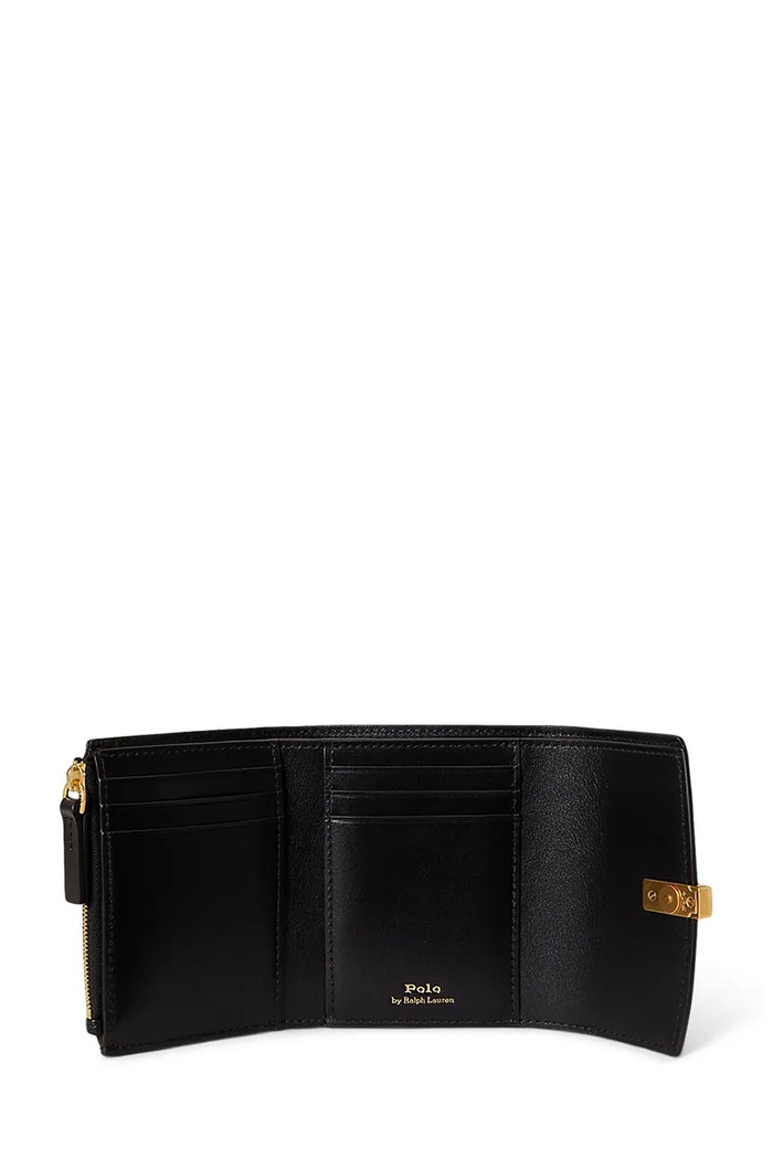 Αξεσουάρ Δερμάτινο πορτοφόλι Polo Ralph Lauren 427P04992 μαύρο