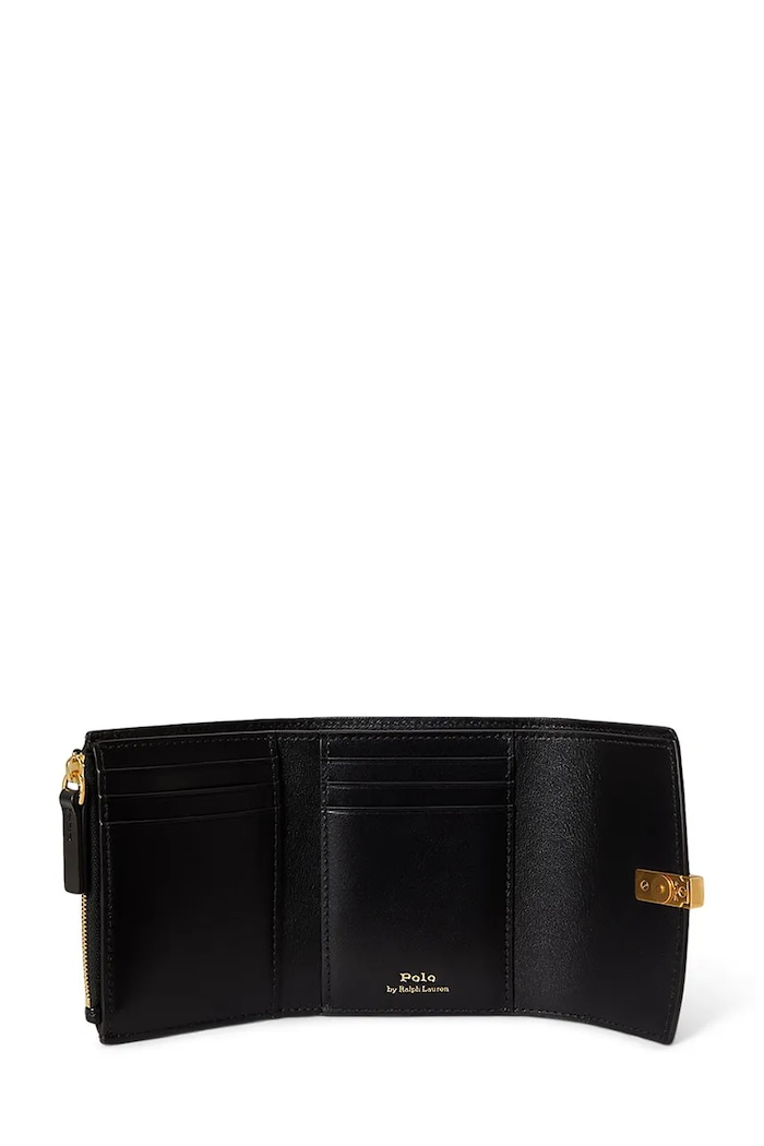 Αξεσουάρ Δερμάτινο πορτοφόλι Polo Ralph Lauren 427P04992 μαύρο