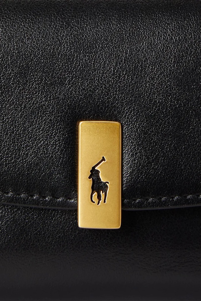Δερμάτινο πορτοφόλι Polo Ralph Lauren μαύρο 427P04992