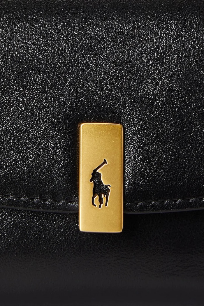 Δερμάτινο πορτοφόλι Polo Ralph Lauren μαύρο 427P04992