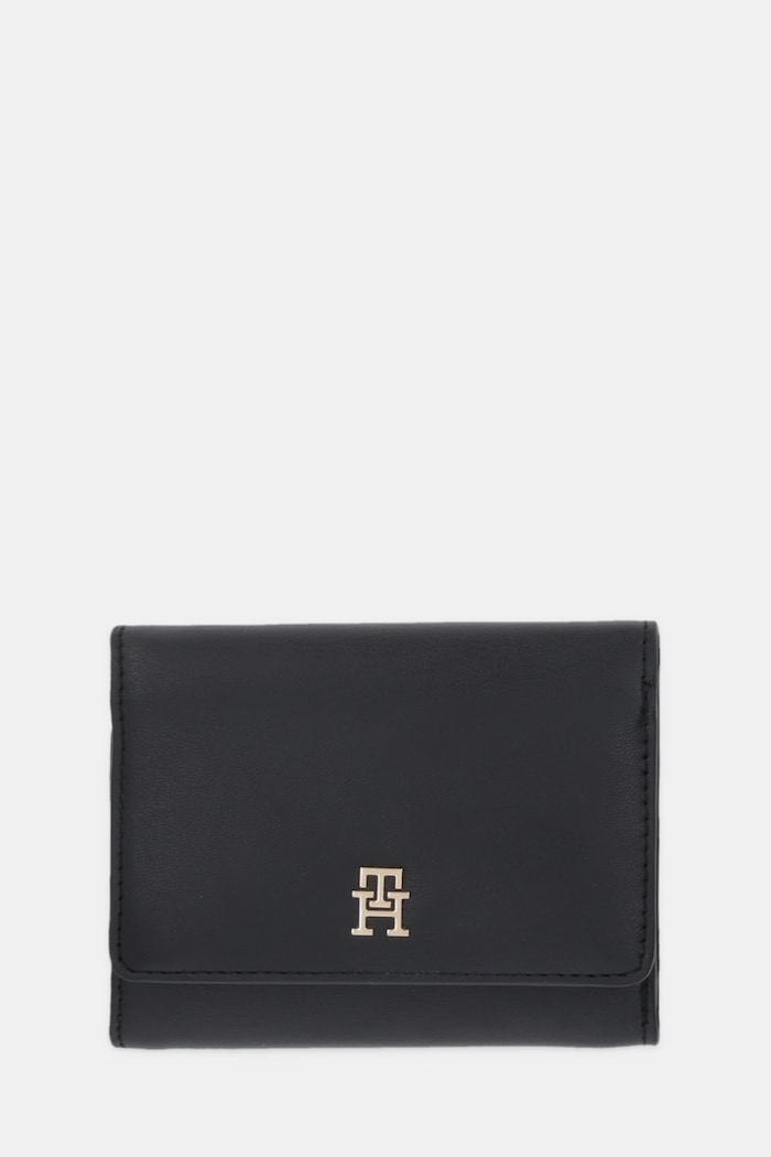 Πορτοφόλι Tommy Hilfiger απομίμηση λείου δέρματος μαύρο AW0AW18129