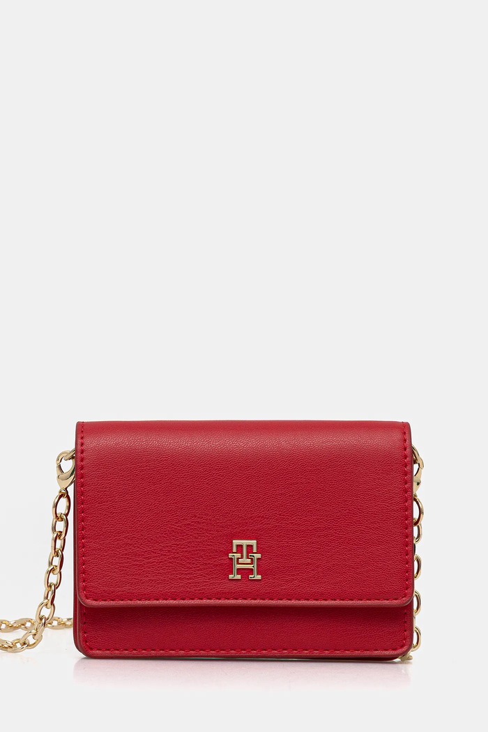 Tommy Hilfiger pénztárca sima piros AW0AW18248