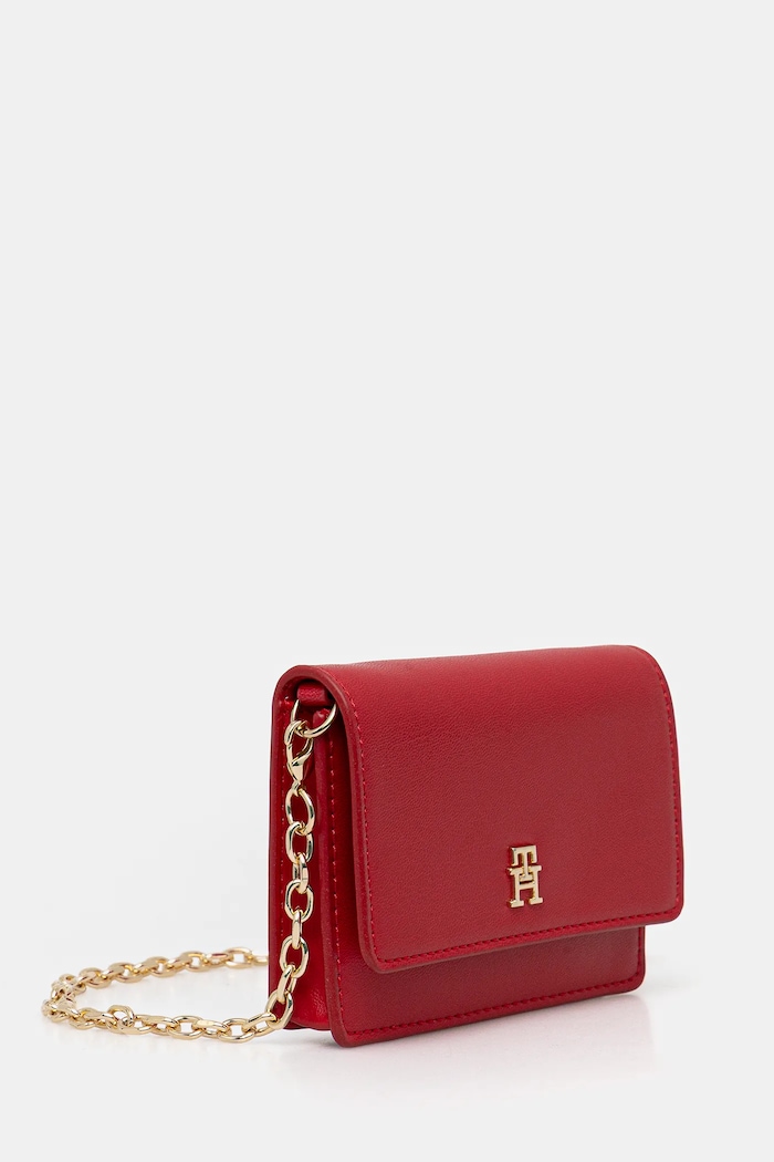 Tommy Hilfiger pénztárca AW0AW18248 piros SS26