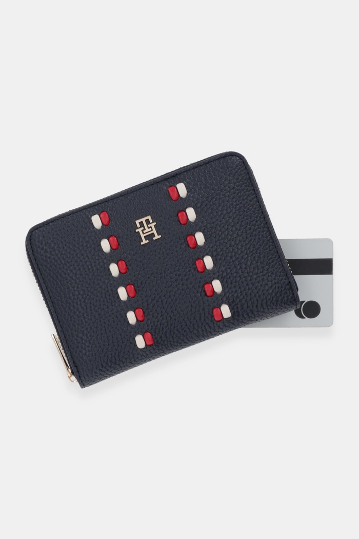 Πορτοφόλι Tommy Hilfiger σκούρο μπλε AW0AW18132