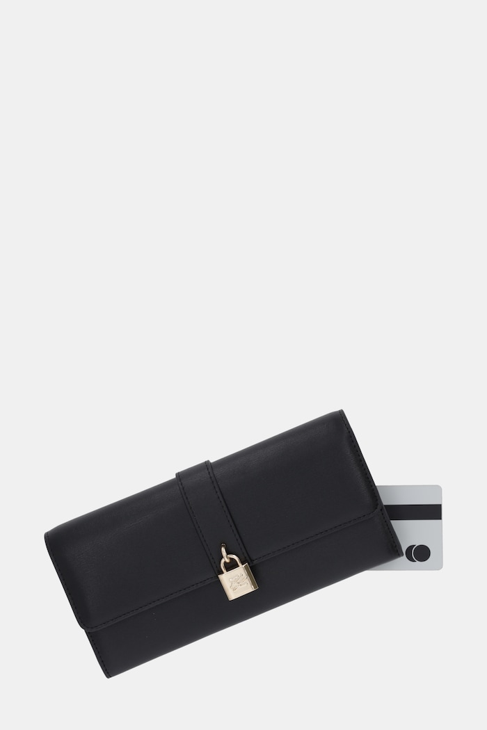 Karl Lagerfeld portofel de piele K/AUTOGRAPH negru B1W32026