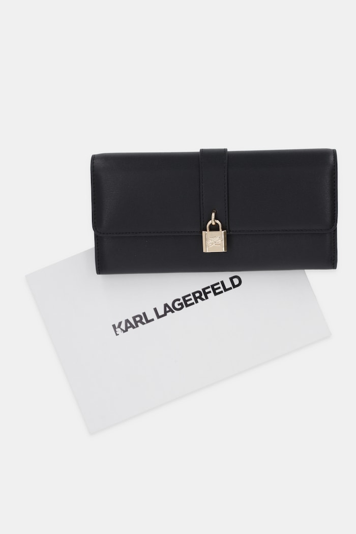 Karl Lagerfeld portofel de piele K/AUTOGRAPH B1W32026 negru