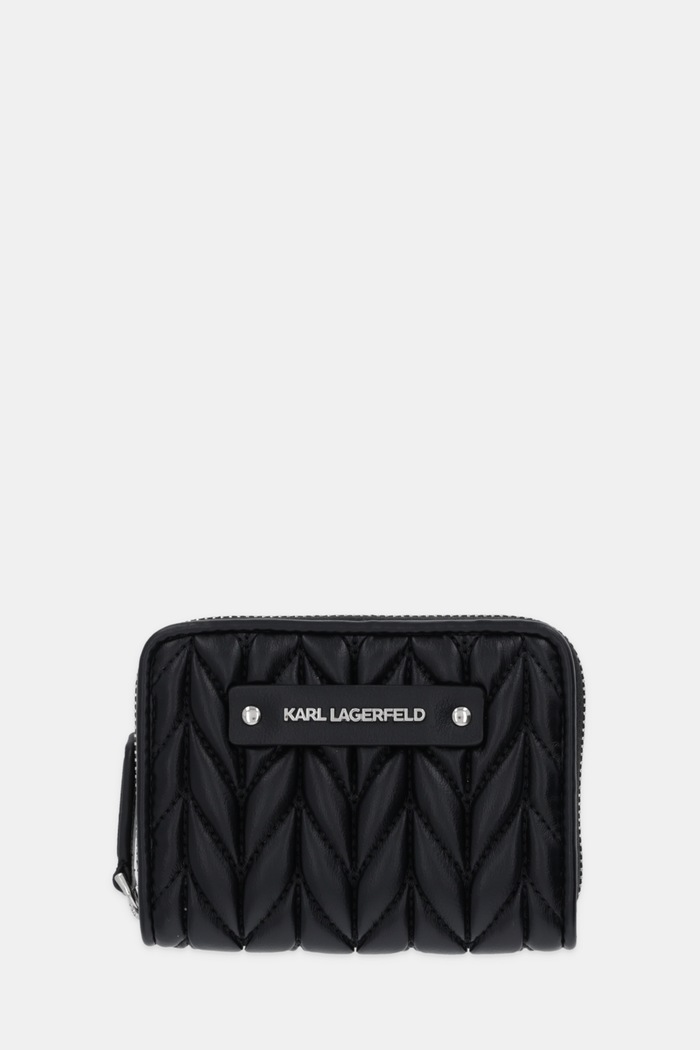 Karl Lagerfeld portofel K/WEAVE imitatie de piele negru B1W32030