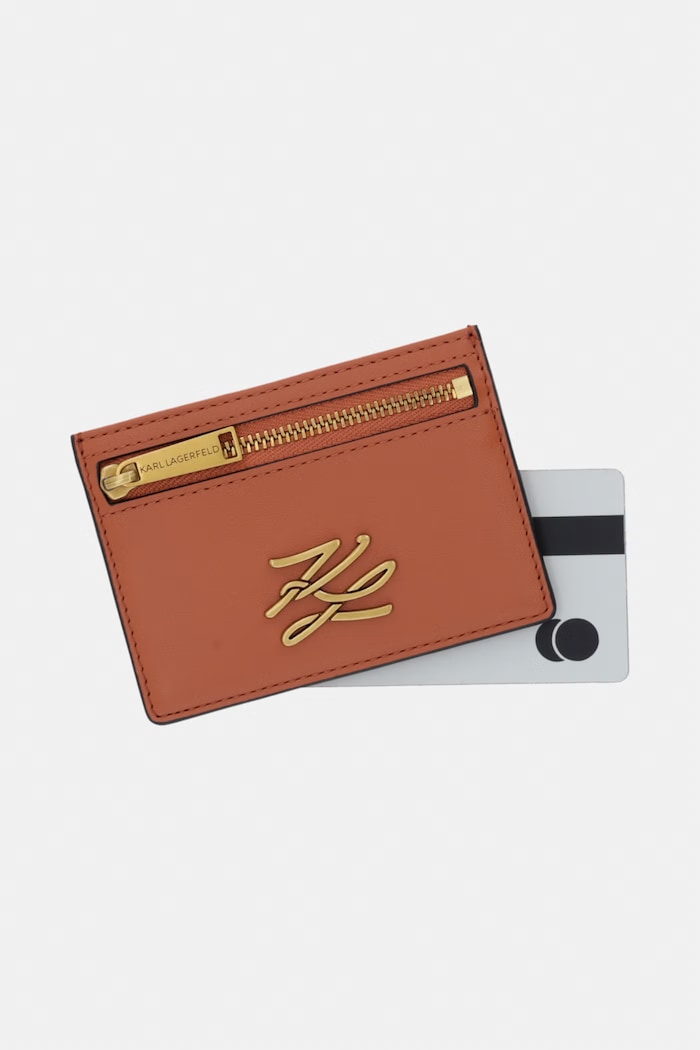 Akcesoria Karl Lagerfeld damska skórzana K/AUTOGRAPH B1W32073 brązowy