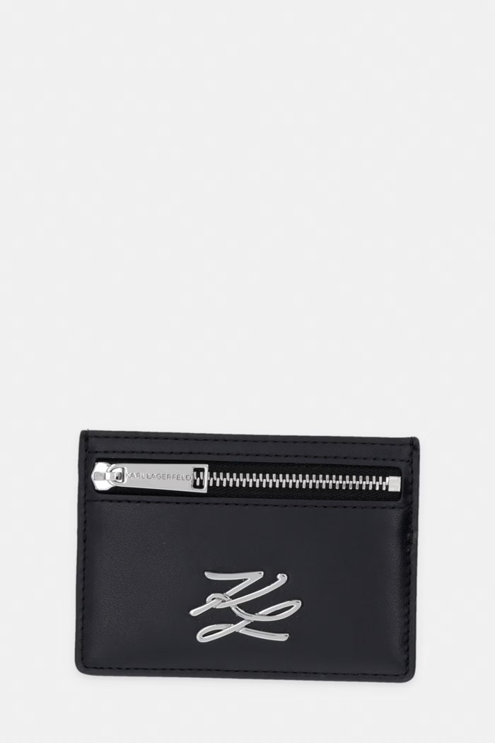 Karl Lagerfeld damska skórzana K/AUTOGRAPH czarny B1W32073