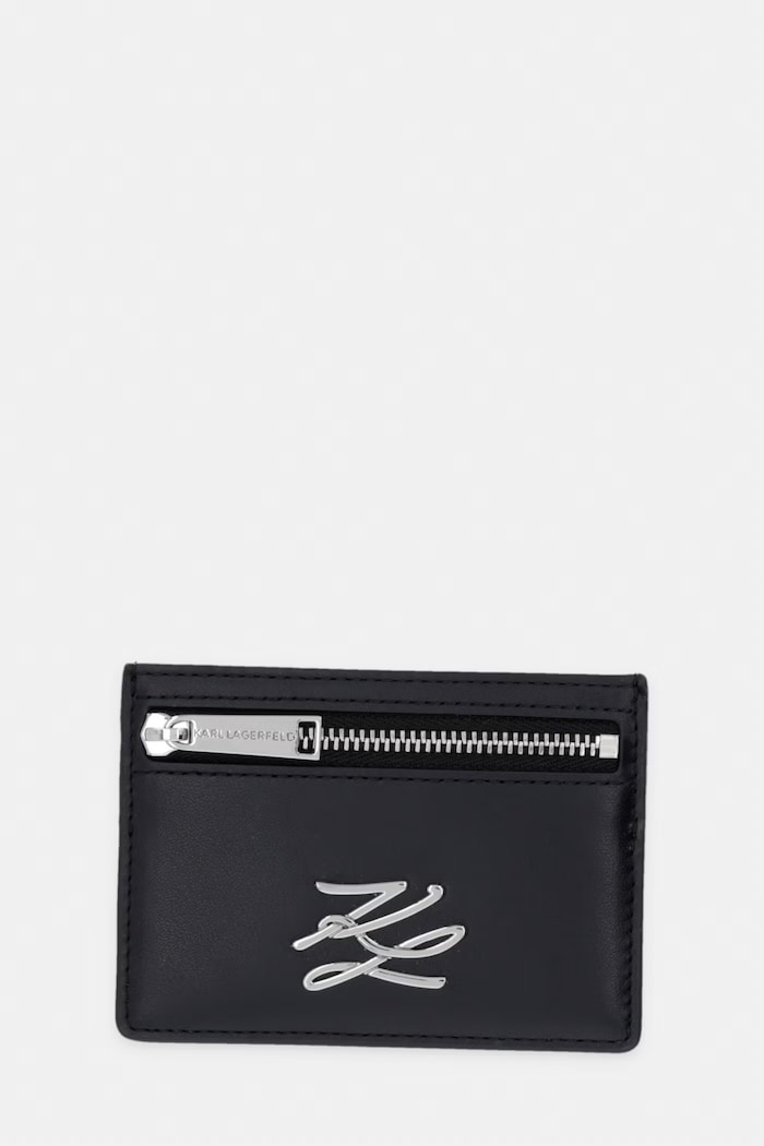 Karl Lagerfeld damska skórzana K/AUTOGRAPH czarny B1W32073
