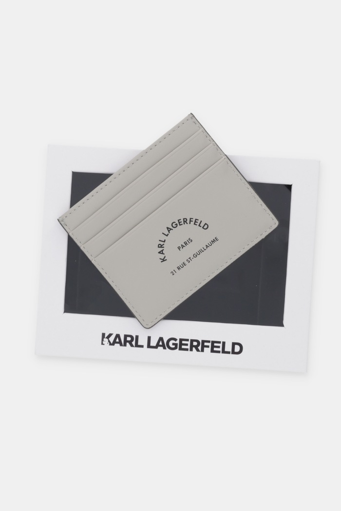 Puzdro na karty Karl Lagerfeld RSG MAISON sivá A4W32085