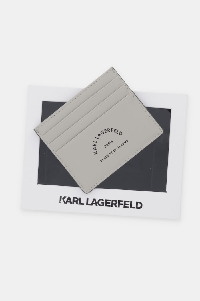 Puzdro na karty Karl Lagerfeld RSG MAISON sivá A4W32085