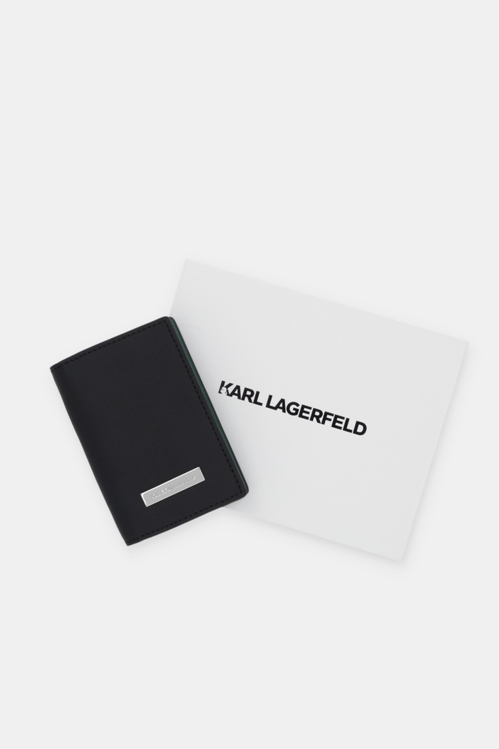 Puzdro na karty Karl Lagerfeld IKON B1W32006 čierna