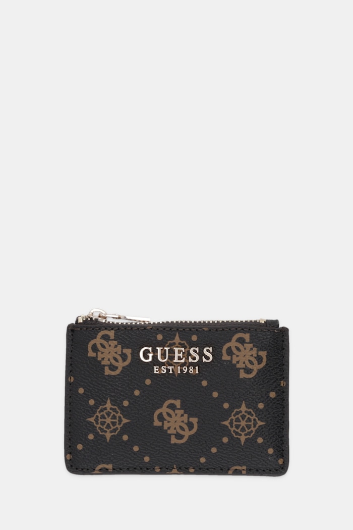 Портмоне Guess CARRIE изкуствена кожа кафяв SWGP98.98505