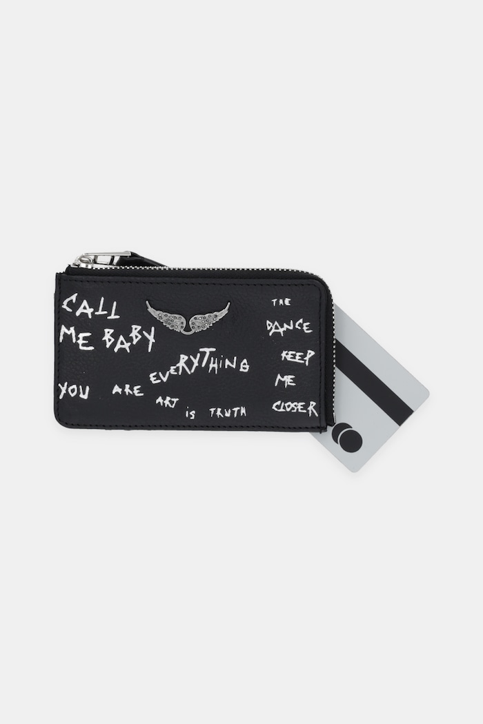 Αξεσουάρ Δερμάτινο πορτοφόλι ZADIG&VOLTAIRE LWSG03731 μαύρο
