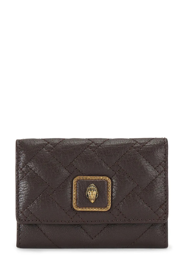 Kurt Geiger London carcasă din piele Pimlico imprimeu maro 5375931109