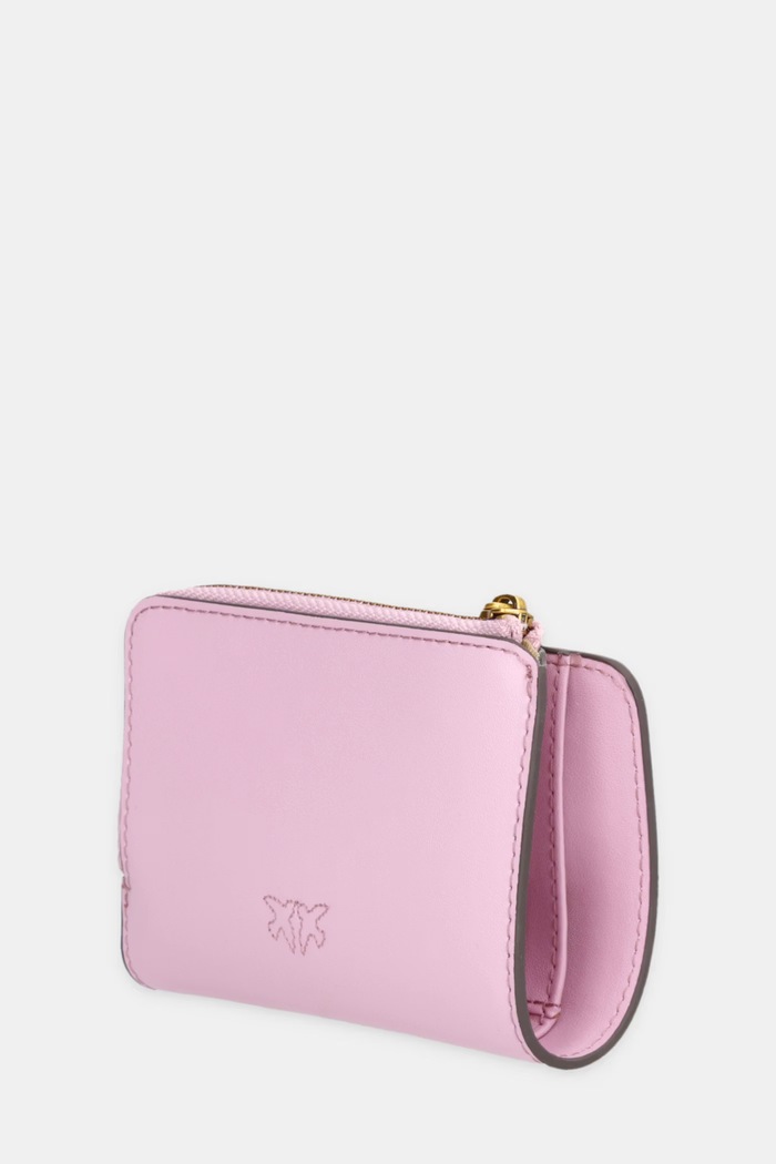 Pinko portofel de piele 106206.A0F1 roz SS26
