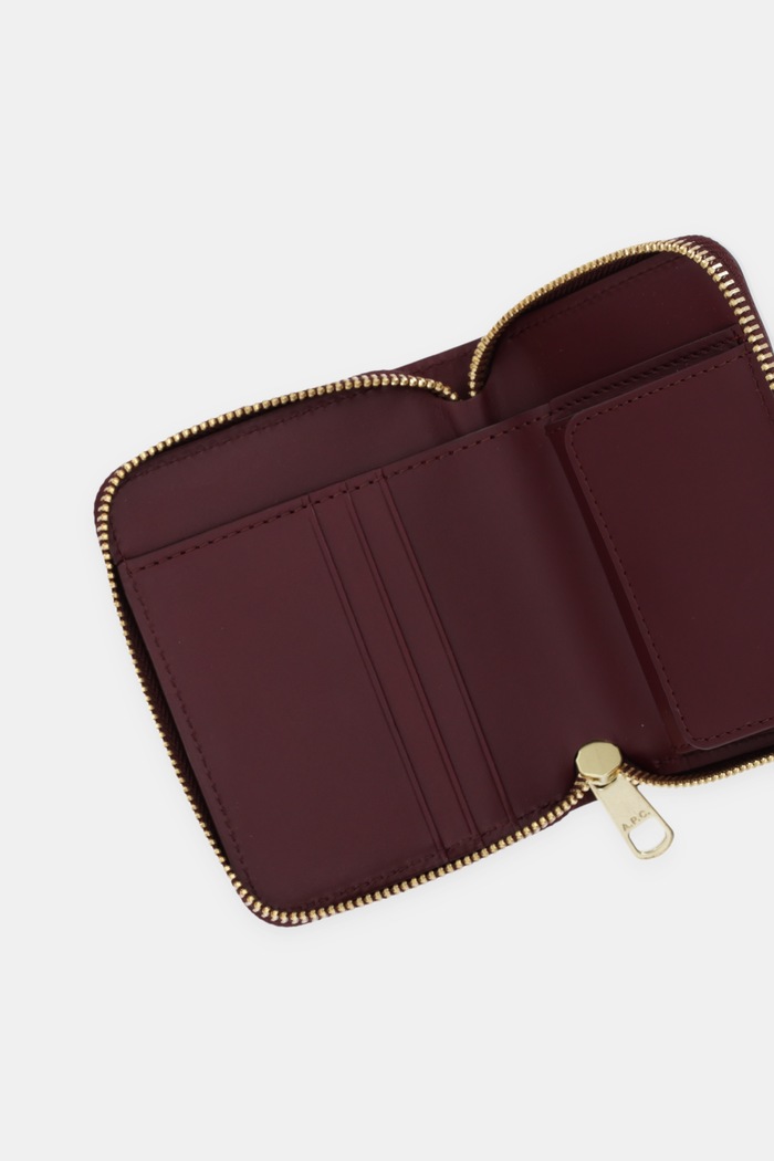 Аксесоари Кожен портфейл A.P.C. PORTE.MONNAIE CHELSEA PXAWV.F63672 виолетов
