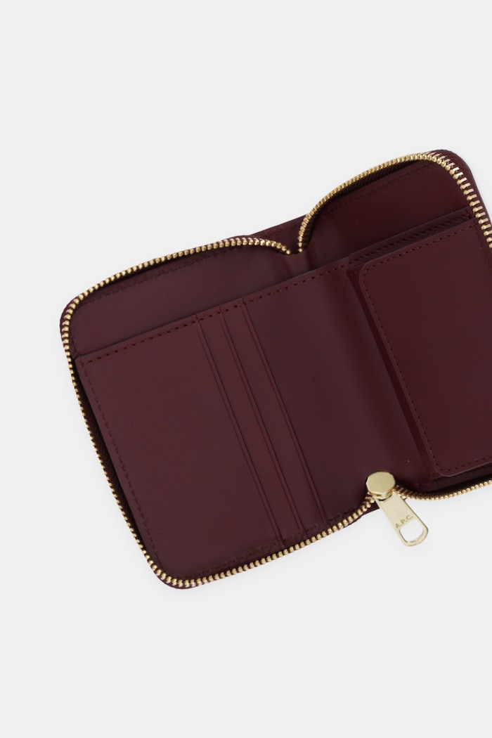 Аксесоари Кожен портфейл A.P.C. PORTE.MONNAIE CHELSEA PXAWV.F63672 виолетов