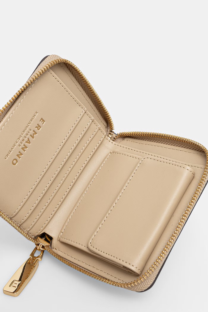 Аксесоари ERMANNO Firenze Портфейл дамски 12600419 бежов