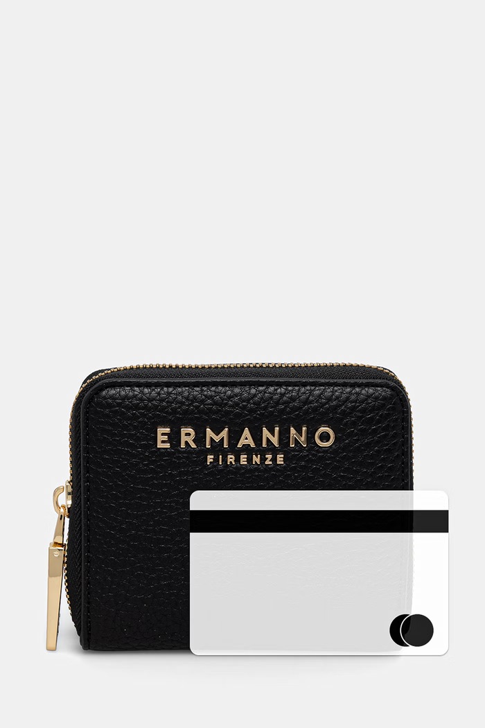 ERMANNO Firenze портфейл дамски 12600419 черен