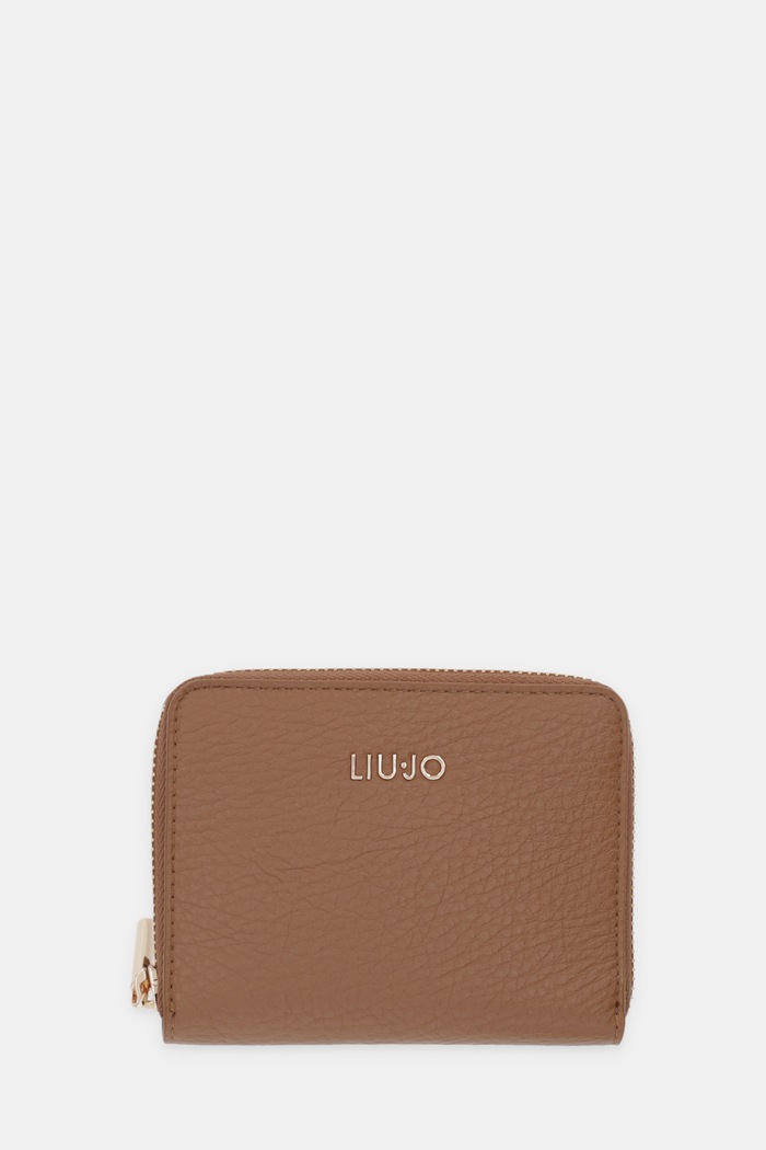 Peněženka Liu Jo hladký hnědá AA6156.E1109