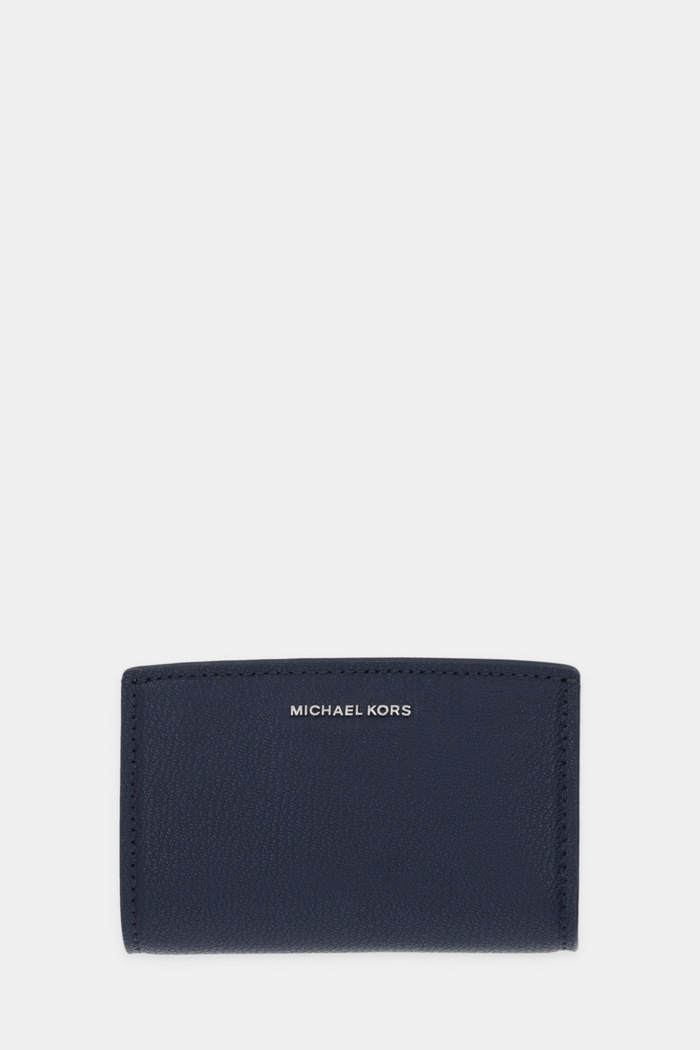 Kožni novčanik MICHAEL Michael Kors bez uzorka mornarsko plava 32S5SYTZ2L