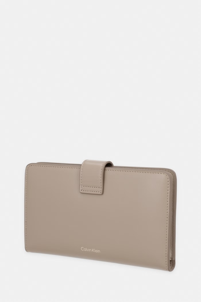 Calvin Klein Peněženka dámská kožená LV04F1108G béžová SS26