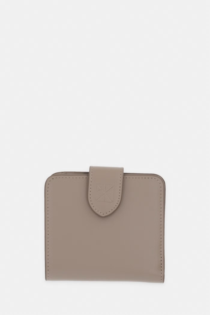 Calvin Klein Peněženka dámská kožená béžová LV04F1109G