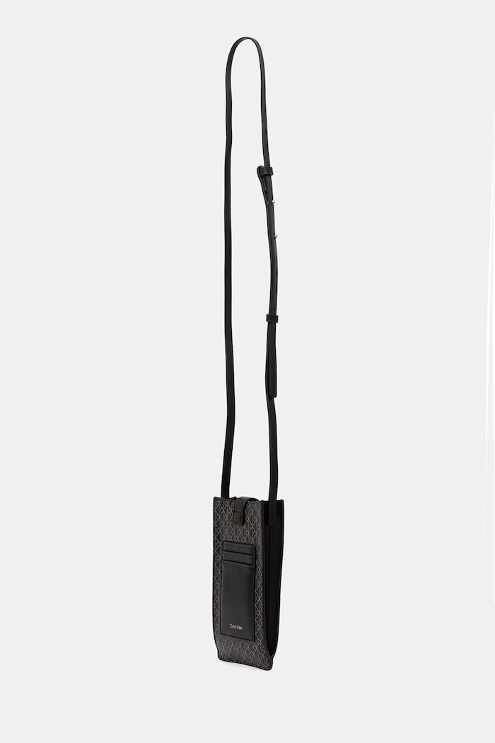 Calvin Klein carcasă cu imitație de piele LV04F1115G negru SS26