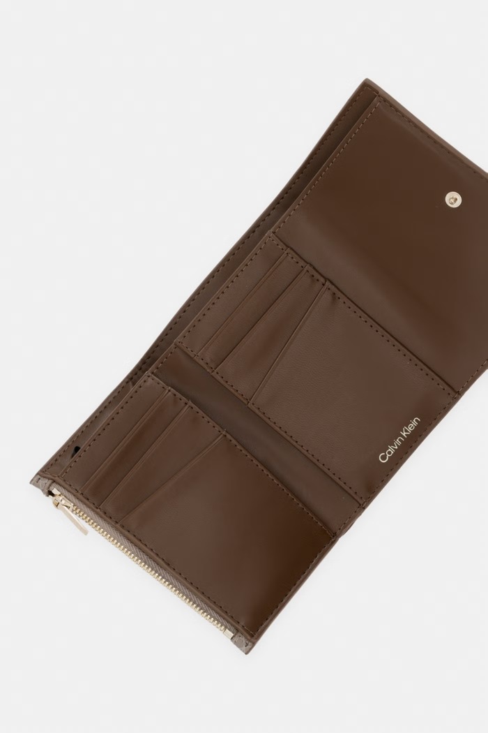 Doplnky Calvin Klein RFID peňaženka dámska LV04F1118G béžová