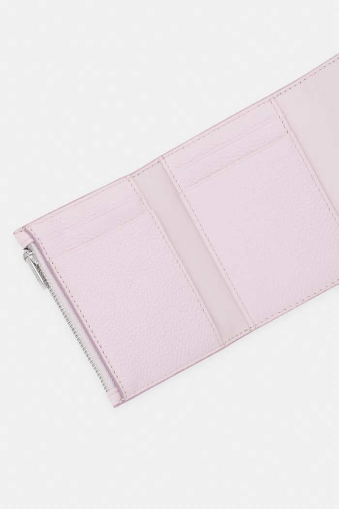 Doplňky Calvin Klein RFID peněženka dámská kožená LV04F1128G růžová