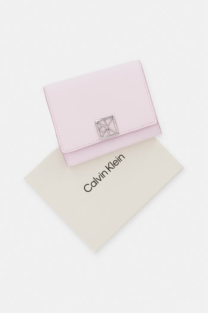 Calvin Klein RFID peněženka dámská kožená LV04F1128G růžová