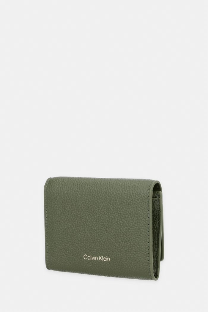 Calvin Klein RFID peněženka dámská kožená LV04F1128G zelená SS26