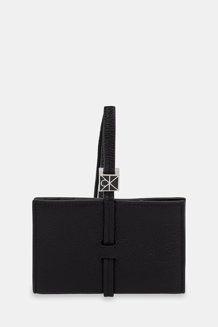 Calvin Klein peňaženka dámska kožená čierna LV04F1130G
