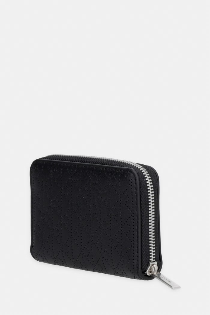 Dámska RFID peňaženka Calvin Klein kožená LV04F1152G čierna SS26