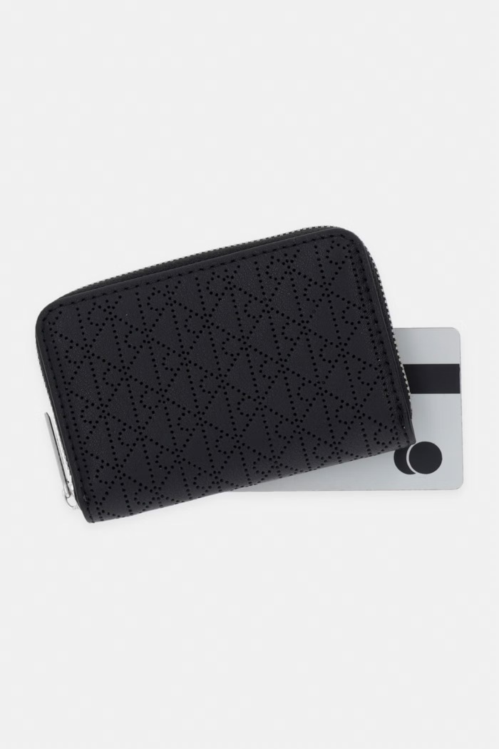 Dámska RFID peňaženka Calvin Klein kožená čierna LV04F1152G