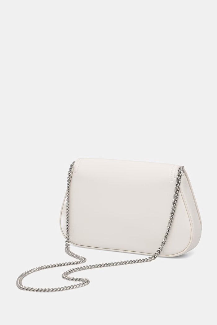 Doplnky Calvin Klein crossbody kabelka dámska z imitácie kože LV04F1153G biela