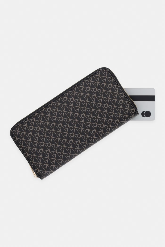 Calvin Klein RFID denarnica ženska črna LV04F1155G
