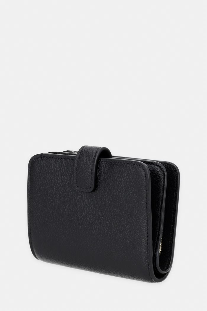 Kožená peňaženka Emporio Armani EW003034.AF19568 čierna SS26