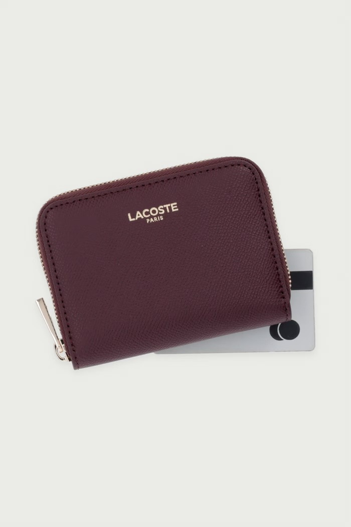 Peňaženka dámska kožená Lacoste fialová NF5225PH