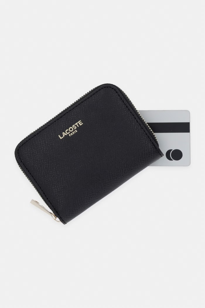 Lacoste portofel pentru femei, din piele negru NF5225PH