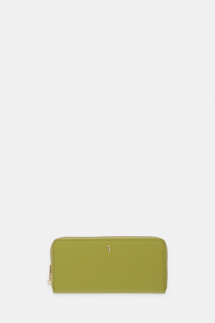 Trussardi portofel de piele piele verde I042E000130N