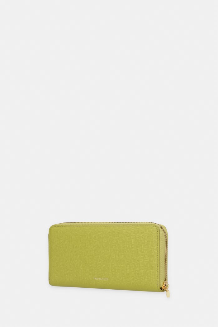 Trussardi portofel de piele I042E000130N verde SS26